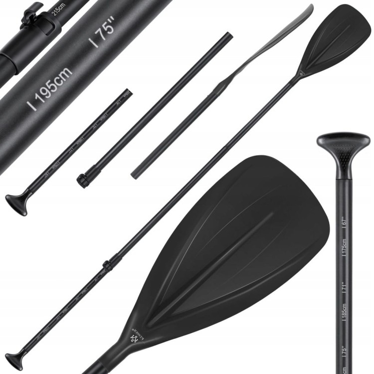 Wiosło Do Deski SUP Kajak 3 Częściowe Składane regulowane 165cm-215cm