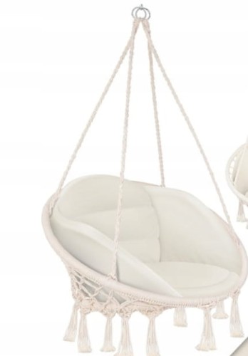 Fotel wiszący wolnostojący KESSER 61 cm 150 kg