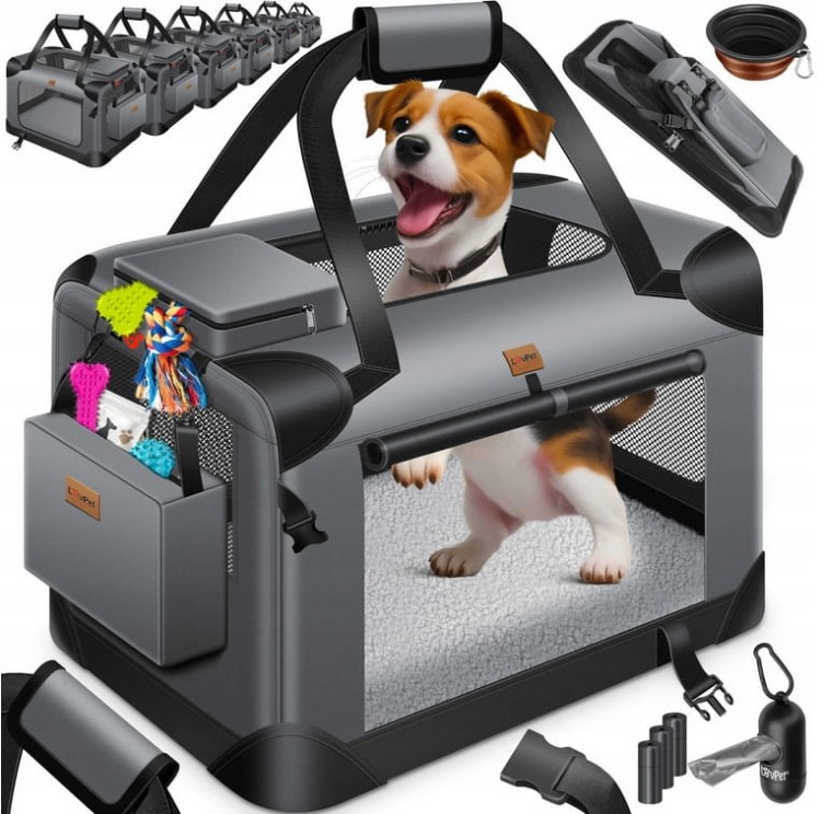 Torba transportowa LOVPET szary XXL 91,4 cm x 63,5 cm x 63,5 cm
