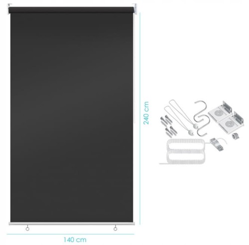 KESSER MARKIZA PIONOWA BALKONOWA ROLOWANA 140x240 OCHRONA PRZED SŁOŃCEM