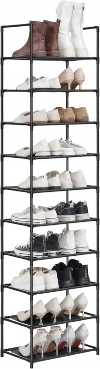 Regał na buty Songmics 33 cm x 173 cm x 33 cm czarny
