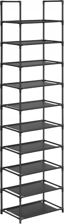 Regał na buty Songmics 33 cm x 173 cm x 33 cm czarny