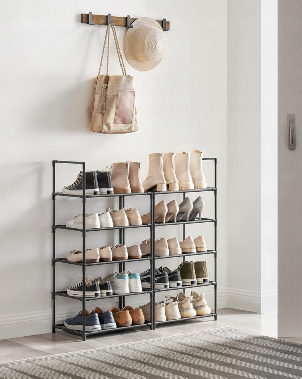 Regał na buty Songmics 33 cm x 173 cm x 33 cm czarny