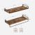 Półka zestaw półek Songmics 40 x 15 cm dąb rustykalny