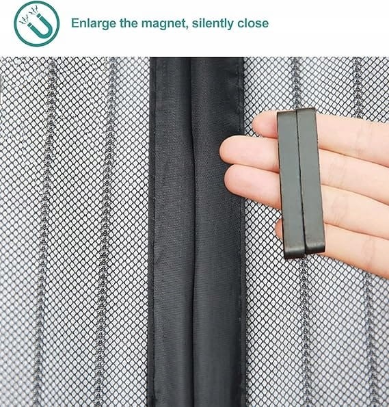 Moskitiera magnetyczna 80x180 czarna