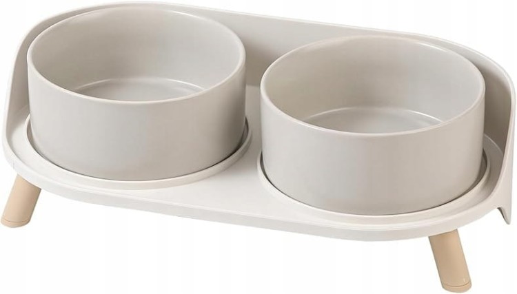 FUTTERNAPF Ceramiczny Podwójny Miska Dla Psów i Kotów 850ml x 2