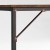 Biurko prostokątny Vasagle 135 x 60 x 76 cm dąb rustykalny