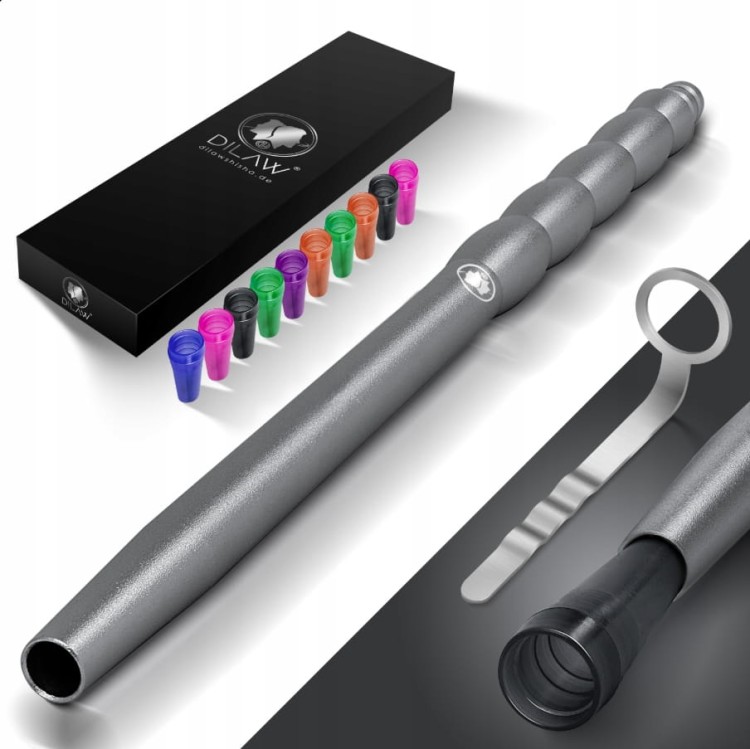 Ustnik do Shishy Anodowane Aluminium, sprężyna i 10x plastikowe końcówki