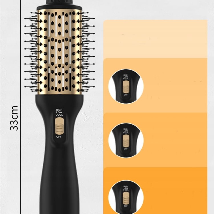 Szczotka suszarka do prostowania włosów, prostownica, lokówka Duża 4W1 1000W
