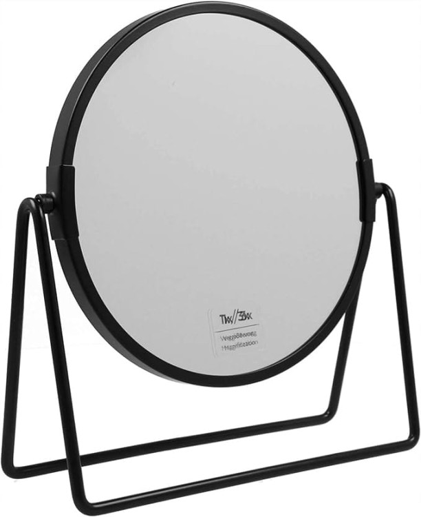 Lusterko stojące 17 cm - czarne