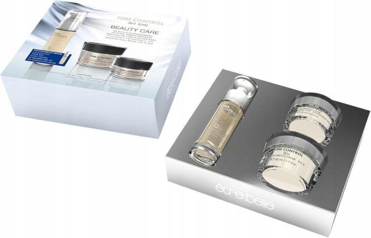 Zestaw przeciwzmarszczkowy être belle Time Control KREM+SERUM+Krem pod Oczy
