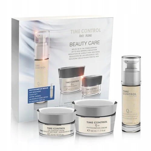 Zestaw przeciwzmarszczkowy être belle Time Control KREM+SERUM+Krem pod Oczy
