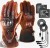 Podgrzewane rękawice motocyklowe IRON JIAS + przewód do USB rozm. XL/9